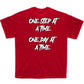 Octavius Motto T-Shirt Red/White/Black