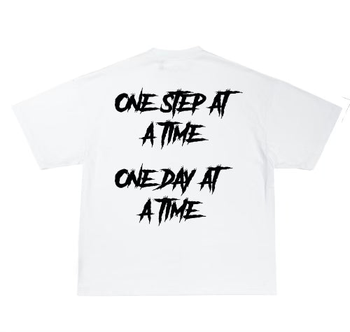 Octavius Motto T-Shirt White/Black
