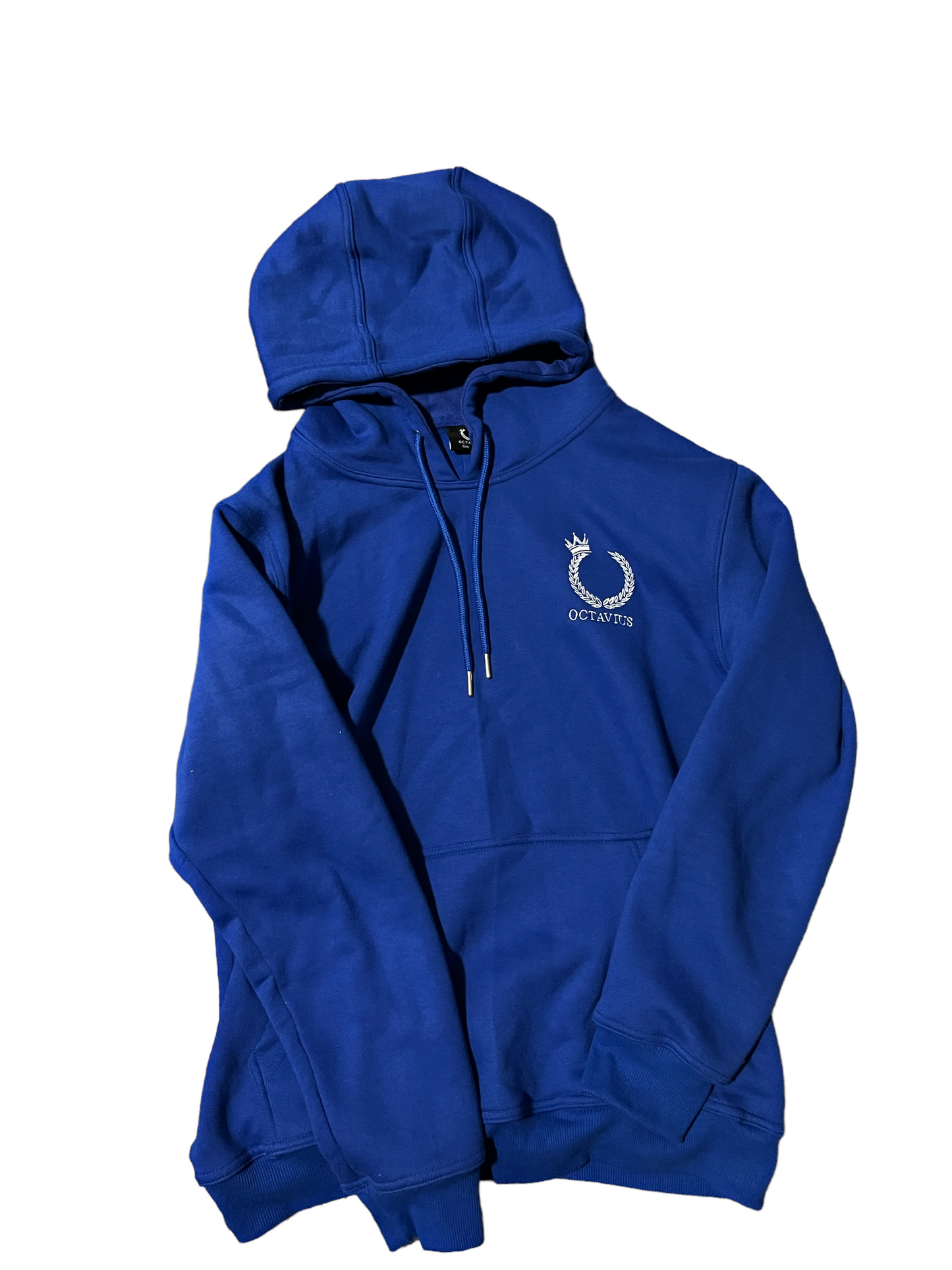 OCTAVIUS Logo Hoodie - Royal Blue/White