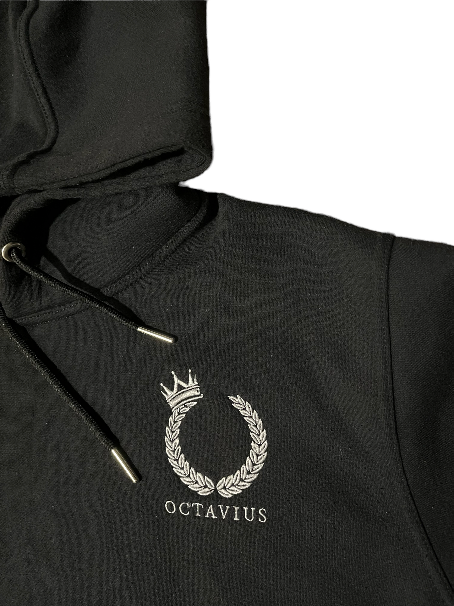 OCTAVIUS Logo Hoodie - Black/White